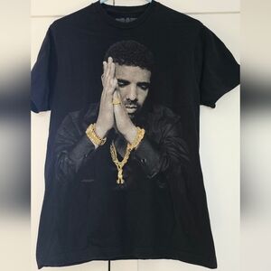 Black Graphic Drake T-Shirt